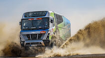 #00 Phillipe Jacquot, driver of the Gaussin H2 Racing Truck, action during the Stage 3 of the Dakar Rally 2022 between Al Qaysumah and Al Qaysumah, on January 4th 2022 in Al Qaysumah, Saudi Arabia - Photo Julien Delfosse / DPPI