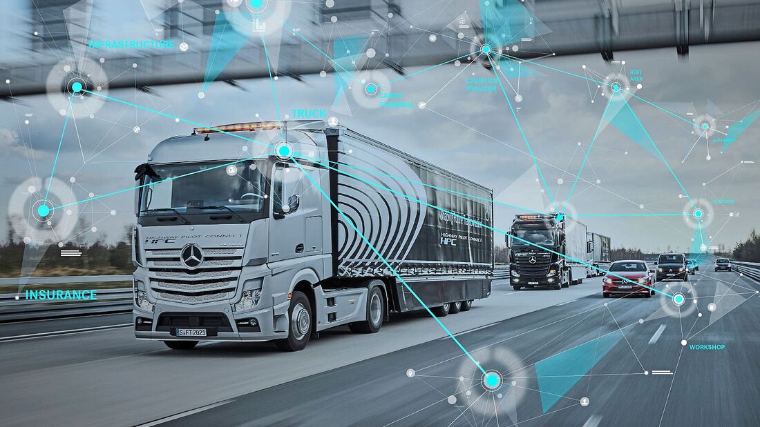  Vernetzung mit dem Daimler Mercedes Actros HPC