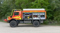 +++ Verschiedene Werte +++ Mercedes-Benz MBS Unimog, hochgeländegängig, Geräteträger, Euro VI, Feuerwehr Stuttgart, Rüstwagen kompakt und Rüstwagen hochgeländegängig, TLF Waldbrandbekämpfung mit Varus-Aufbau Schlingmann, Fahrertraining Ötigheim. FF 2+3/2024