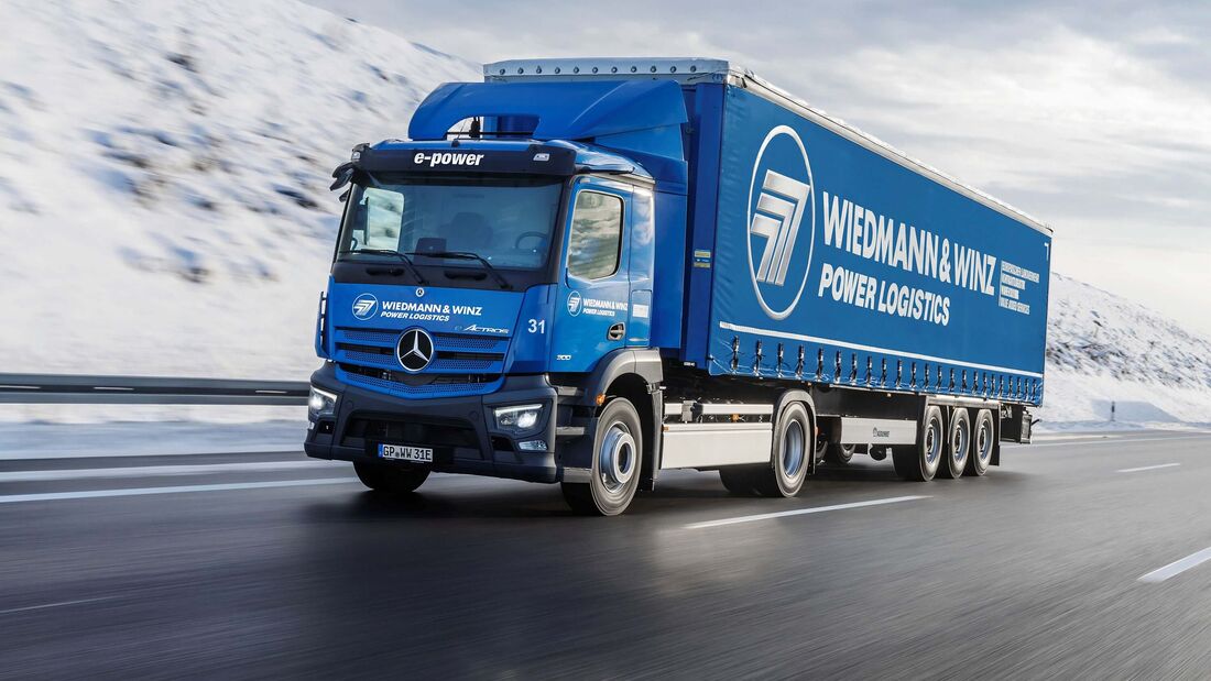  eActros 300 Sattelzugmaschine von Wiedmann & Winz