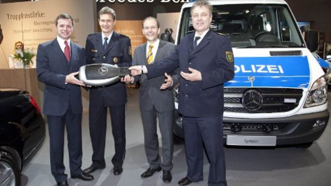1.200 Sprinter für die Bundespolizei