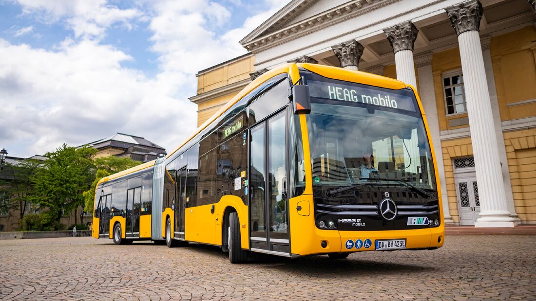 24 eCitaro für Hessens Wissenschaftsstadt

24 eCitaro for Hesse's city of science