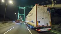 4. Daimler-Hilfskonvoi, zum 3. Mal in die Osttürkei mit Hilfsgütern für syrische Flüchtlinge.