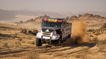 600 MACIK Martin (cze), TOMASEK Frantisek (cze), SVANDA David (cze), MM Technology, MM Technology Iveco, Camion, action during the Stage 5 of the Dakar 2026, on January 8, 2026 between Bivouac Refuge and Haïl, Saudi Arabia