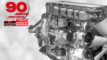 90 Jahre lastauto omnibus, Turbocompound-Technik, Scania, Motor