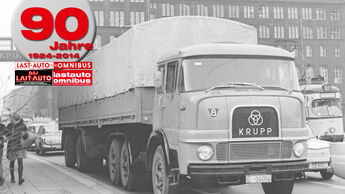 90 Jahre lastauto omnibus, V-Motoren, Krupp