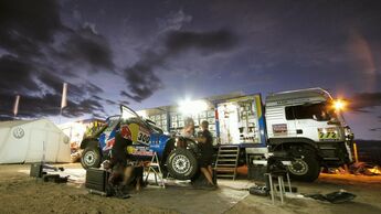 Abenteuer, Rallye Dakar, Lager