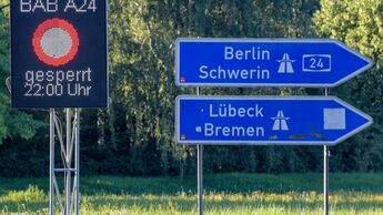 Abschnitt der A24 bei Hamburg wird voll gesperrt