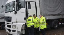 Abstandskontrolle Polizei 