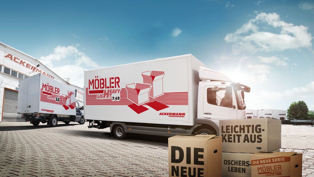 Ackermann, Fahrzeugbau, Juni 2012, Möbel Heavy Light
