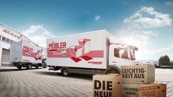 Ackermann, Fahrzeugbau, Juni 2012, Möbel Heavy Light