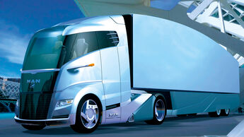 Aerodynamischer LKW MAN