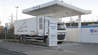 Air Liquide H2 Wasserstoff Tankstelle Lkw Nutzfahrzeuge 2020
