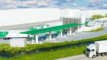 Air Products plant europäisches H2-Tankstellennetz.