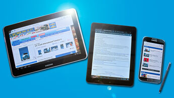 Aktuelle Tablets und Co.