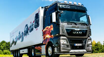 Aktueller MAN mit Sonderlackierung 100 Jahre Truck und Bus