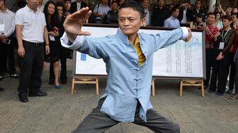 Alibaba-Chef Jack Ma beim Tai Chi