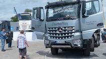 Am Mercedes-Stand lockte der neue Arocs zur Besichtigung.