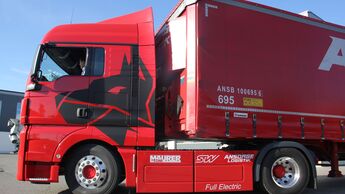 Ansorge Logistik E-Lkw Elias Zugmaschine Elektro-Lkw