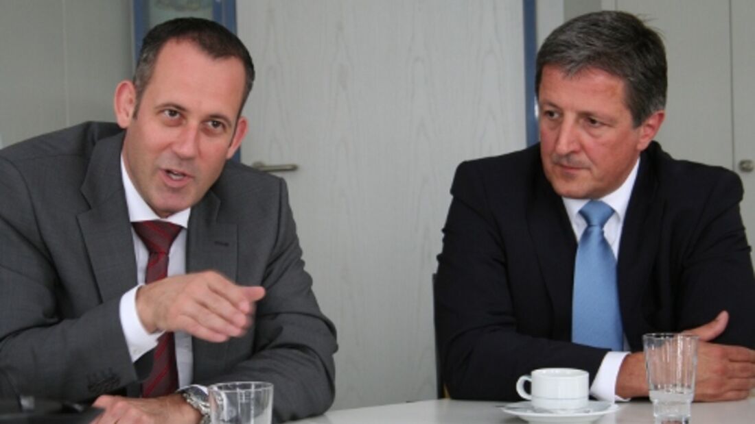 Anthony Bandmann (links), Ralf Bernhard  