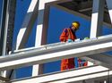 Arbeiter auf einer Baustelle