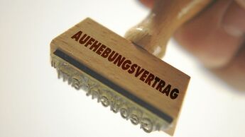 Aufhebunsvertrag, Stempel
