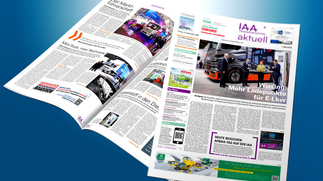 Ausgabe 4 der IAA TRANSPORTATION aktuell 2022