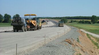 Autobahnbaustelle