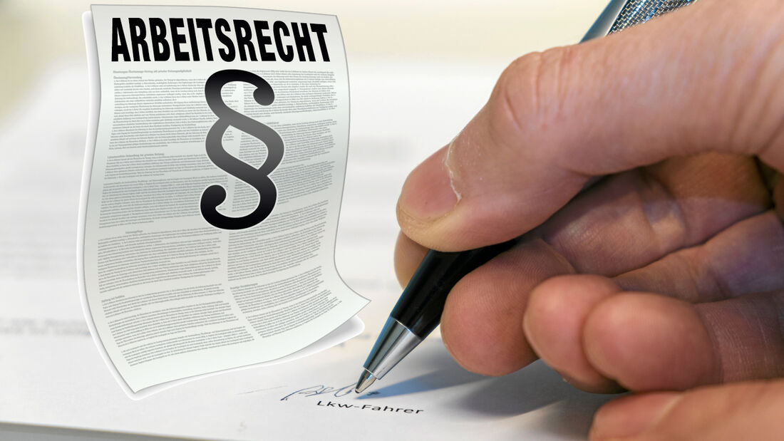 Autobahnkanzlei, Unterschrift, Arbeitsrecht