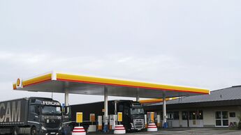 Autohof Shell Kirchberg Fercam Tankstelle Truckstop FF 4/2019