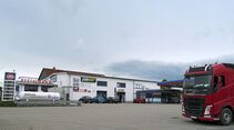 Autohof Treuen, FF 10/2017, Truckstop. 
