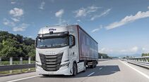 Automatisierte Lkw von Plus