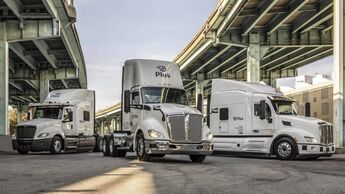 Automatisierte Lkw von Plus