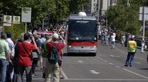 Automobilsommer 2011, VfB, Mannschaftsbus, Mercedes Travego, Lkw