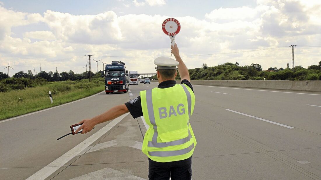 BAG, Autobahn, Kontrolle