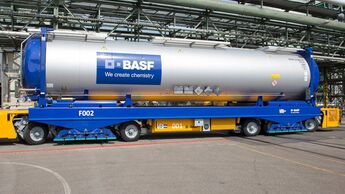 BASF optimiert Logistik am Standort Ludwigshafen / BASF optimizes logistics at Ludwigshafen site