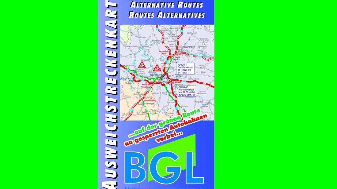 BGL Ausweichstreckenkarte 2015