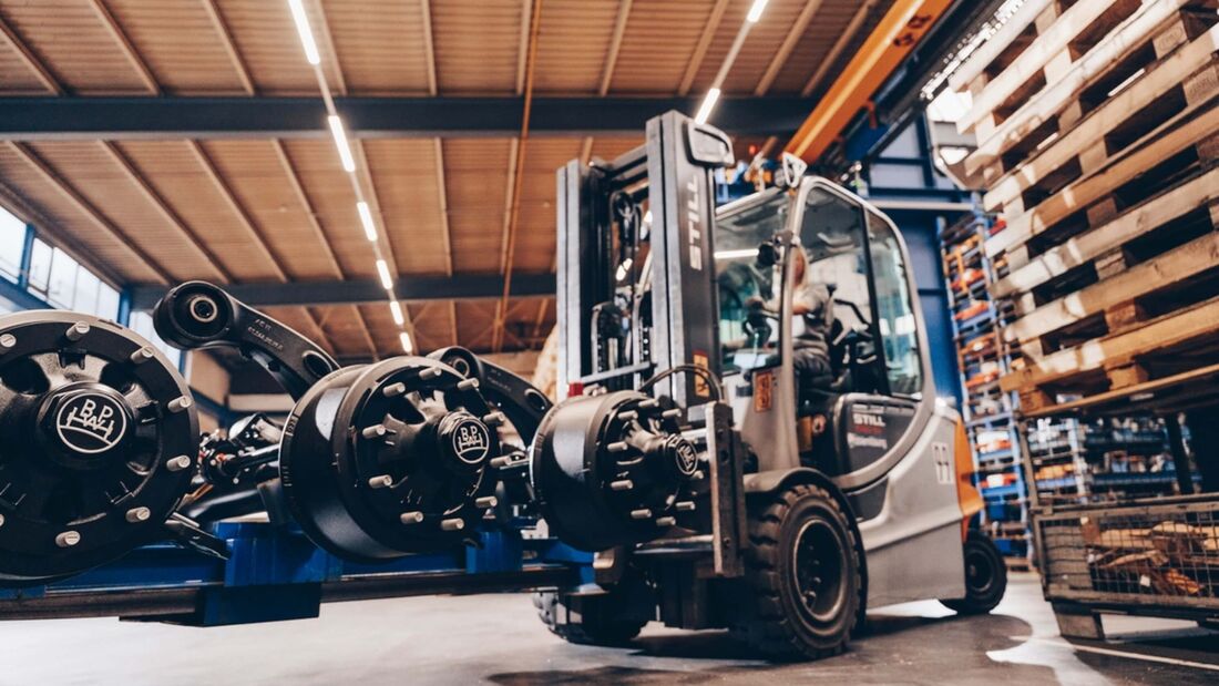 BPW-ECO-Air-Luftfederung fürs Trailerfahrwerk auf dem Weg zum Kunden