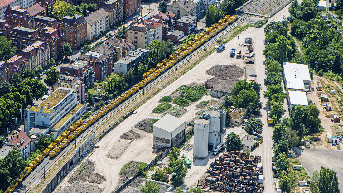 Baulogistik Intemodalzug