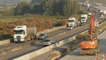 Baustelle A8