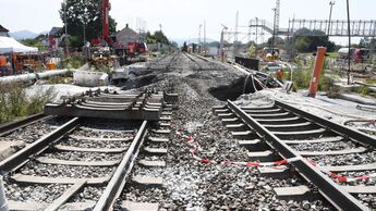 Baustelle Tunnel Rastatt