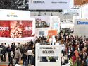 Besucherandrang auf der Intralogistik-Messe Logimat 2024.
