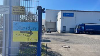 Bilder zur ersten Hilfsaktion von Celik Logistik im März 2022