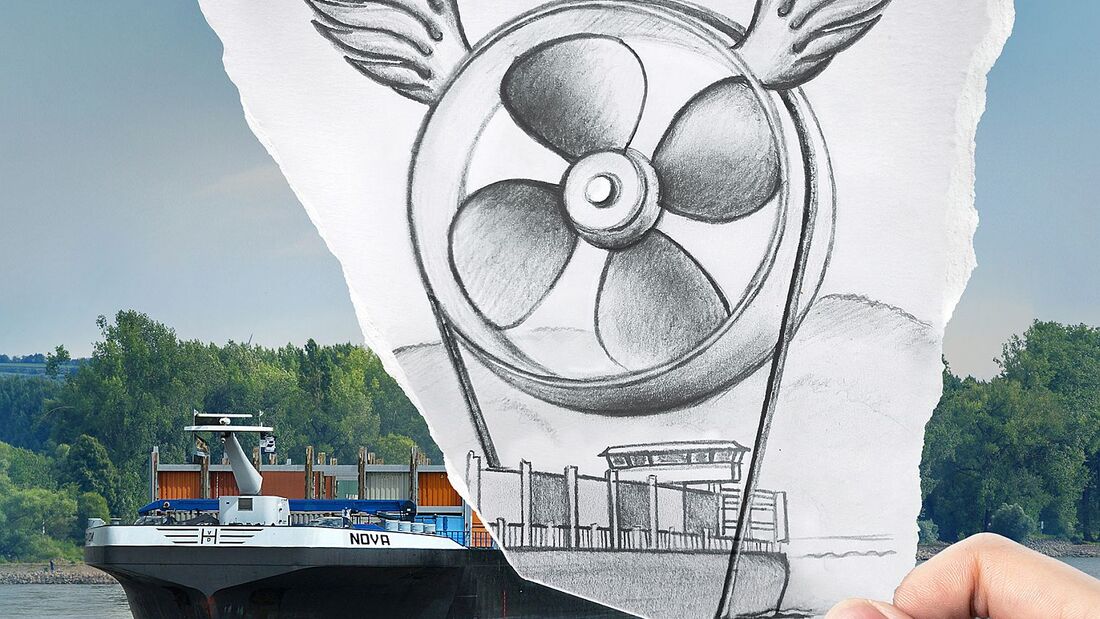 Binnenschiff von Contargo