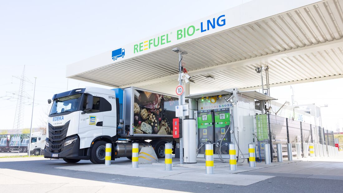Bio-LNG von Edeka Minden-Hannover