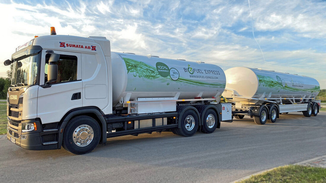 Biofuel Express Lkw