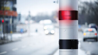 Blitzer Radar Radarsäule Tempomessung Poliscan