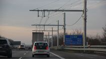 Bode, oberleitung, lkw