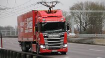 Bode, oberleitung, lkw