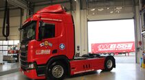 Bode, oberleitung, lkw